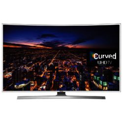 Samsung UE55JU6510 White 55inch 4K Ultra HD TV  Curved  Smart  LED  Freeview HD  & Freesat HD  4x HDMI Ports